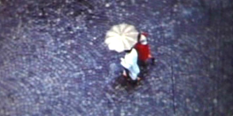 Lluvia en el barrio latino