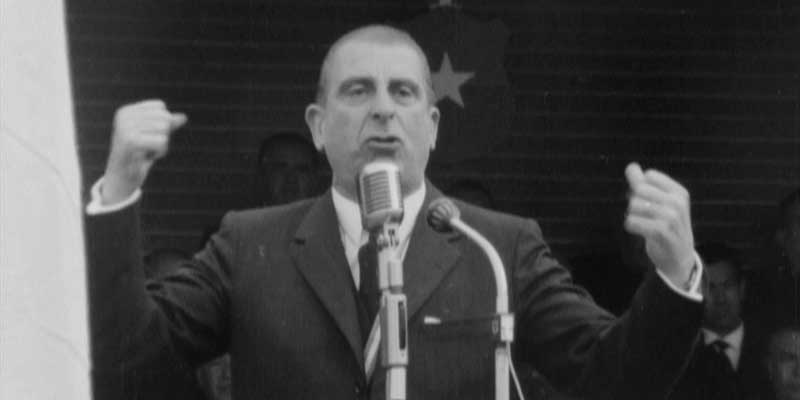 Visita del Presidente Frei a Sewell