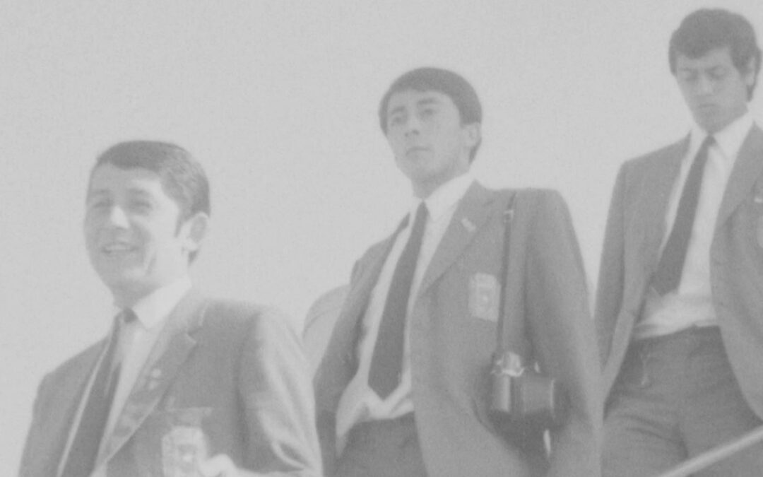 Llegada de la selección chilena
