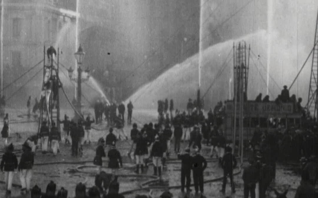 Ejercicio jeneral [sic] del cuerpo de bomberos
